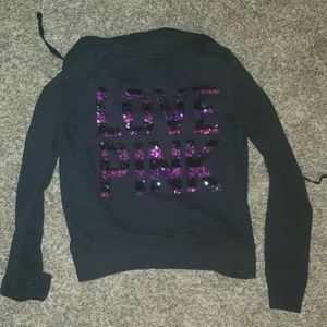 Zip up Victoria's secret hoodie